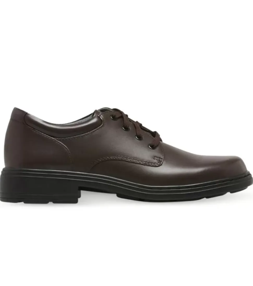 Store Infinity Junior (Narrow) Brown Kids Wide Fittings