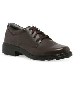 Store Infinity Junior (Narrow) Brown Kids Wide Fittings