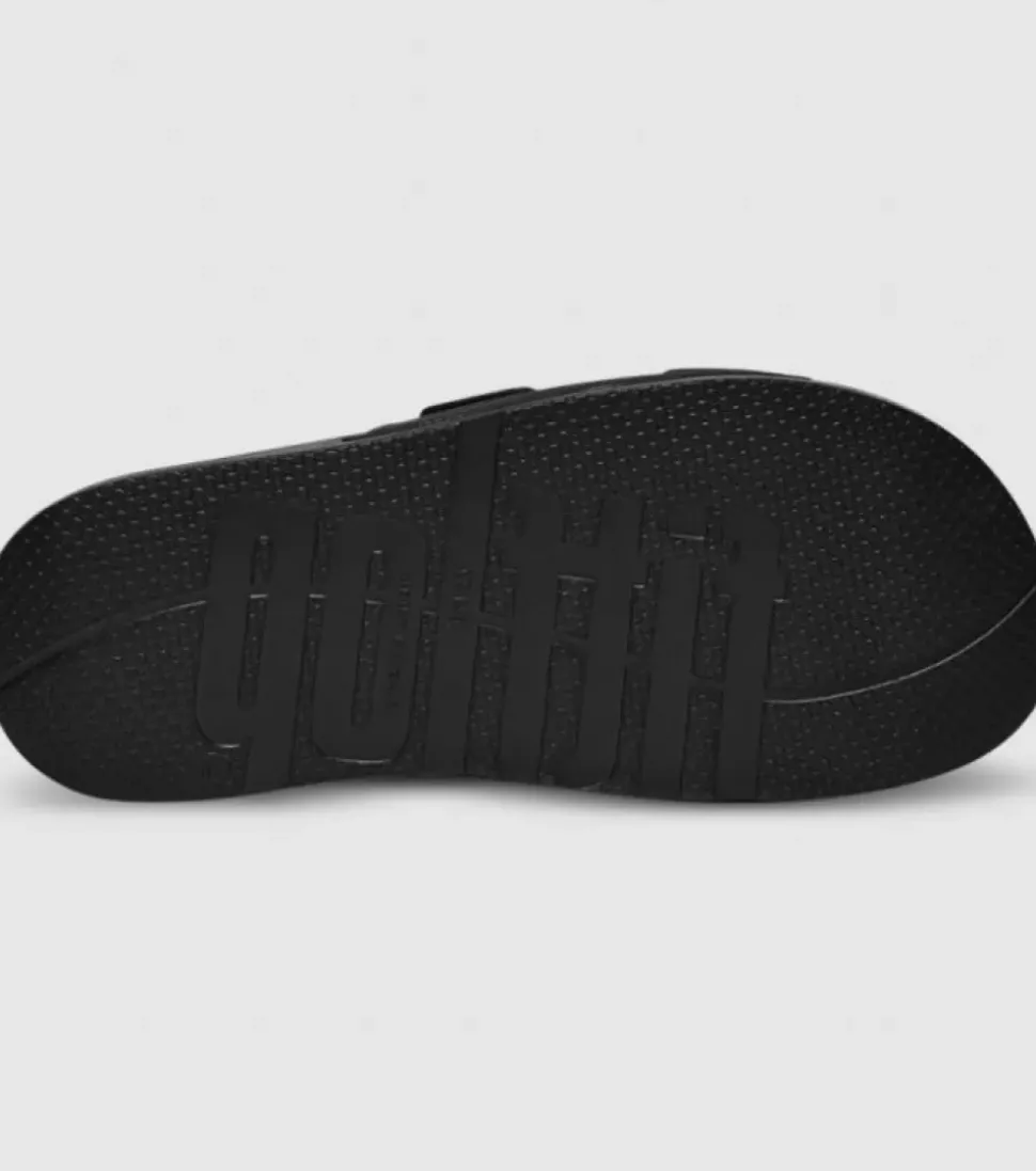 Clearance Iqushion Two Bar Buckle Slides Womens Women Sandals & Thongs