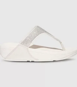 Discount Lulu Crystal Embellished Toe Post Womens Women Sandals & Thongs