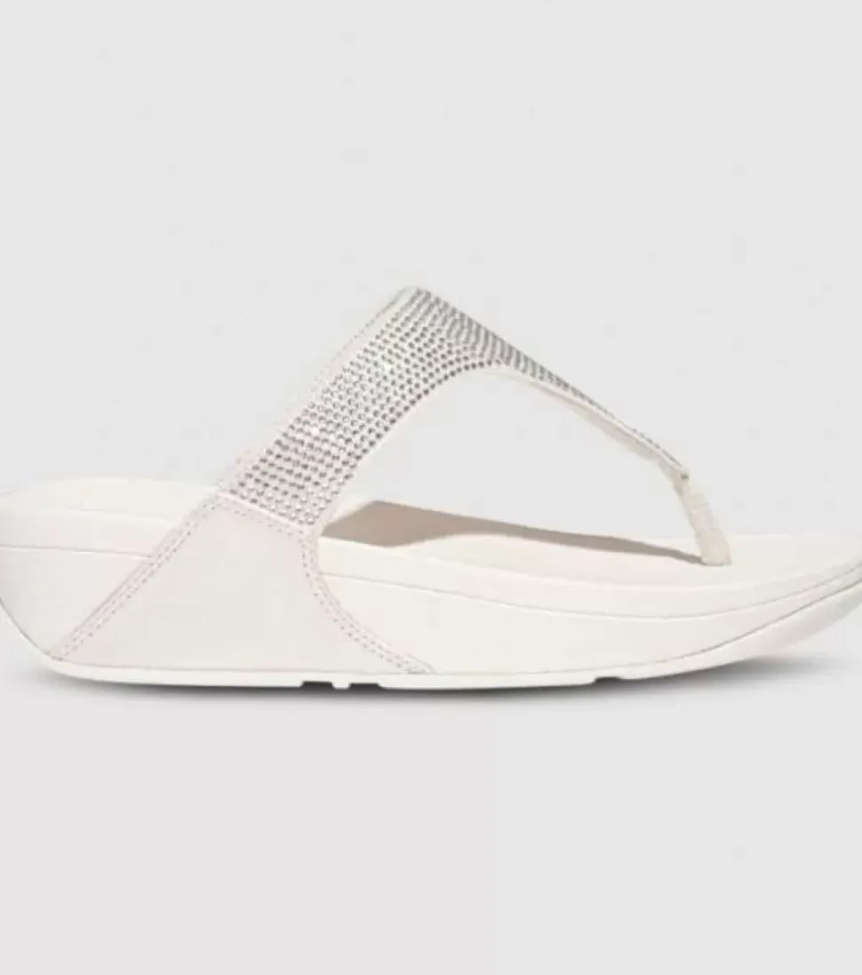 Discount Lulu Crystal Embellished Toe Post Womens Women Sandals & Thongs