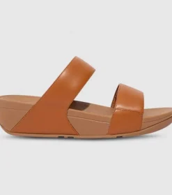 New Lulu Leather Slides Womens Women Sandals & Thongs