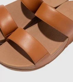 New Lulu Leather Slides Womens Women Sandals & Thongs