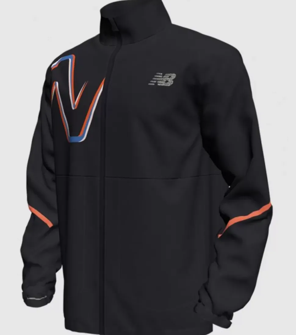 Online Graphic Impact Run Jacket Mens Men Outerwear