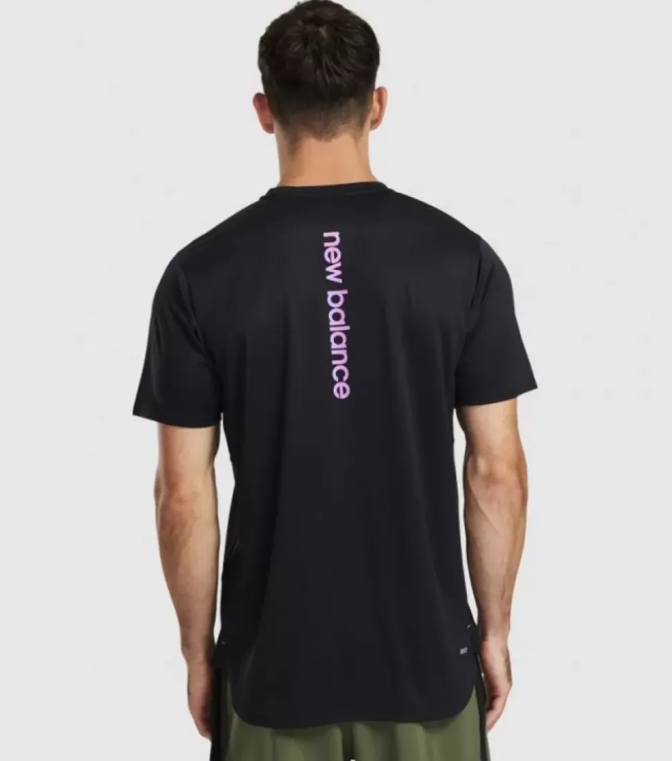 Hot Impact Run At N-Vent Ss Tee Mens Men Tees