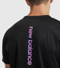 Hot Impact Run At N-Vent Ss Tee Mens Men Tees