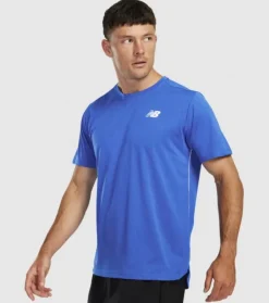 New Impact Run Ss Tee Mens Men Tees