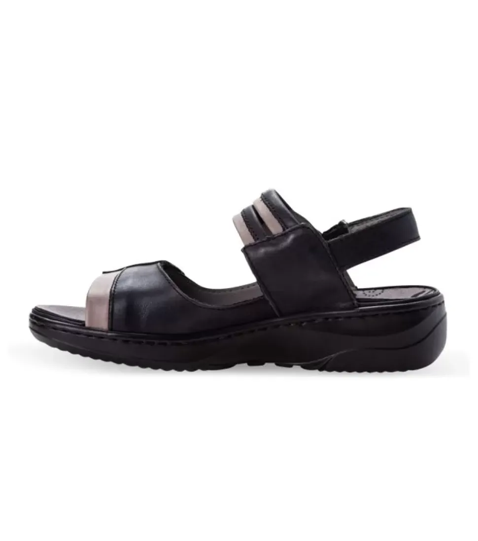 Discount Greta Womens Black Women Sandals & Thongs
