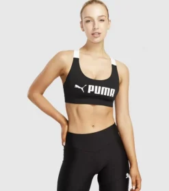 Shop Mid Impact Fit Bra Womens Women Sports Bras