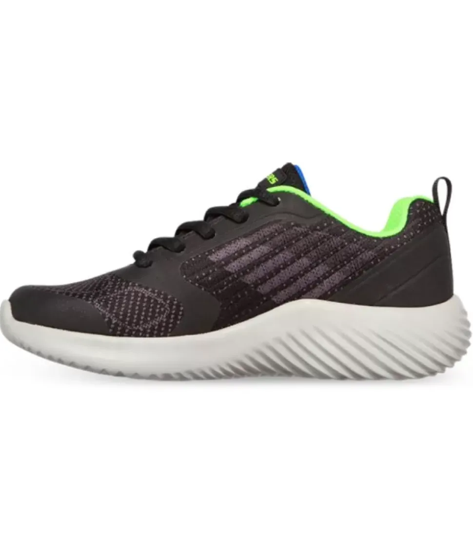 Shop Bounder Verkona (Gs) Kids Black Blue Lime Kids Run