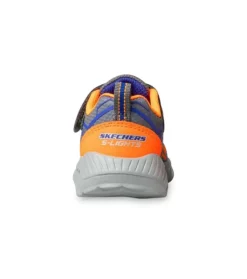 Online Magna Lights Bozler (Td) Kids Charcoal Orange Kids Sandals & Walk