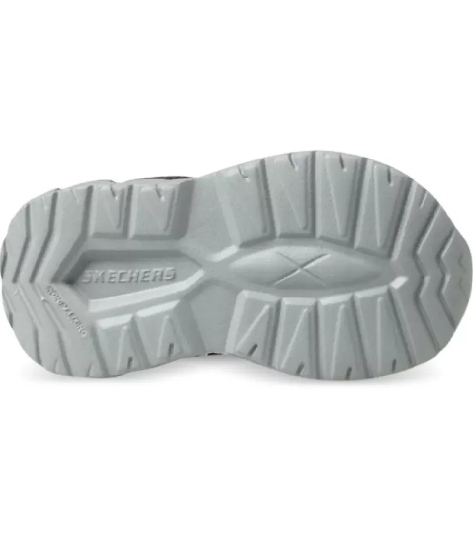 Online Magna Lights Bozler (Td) Kids Charcoal Orange Kids Sandals & Walk