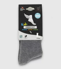 Clearance The Athlete'S Foot Crew Cut Socks 3 Pack Kids Women Socks