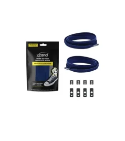 New Xpand Original No-Tie Laces Navy Dark Blue Women Laces